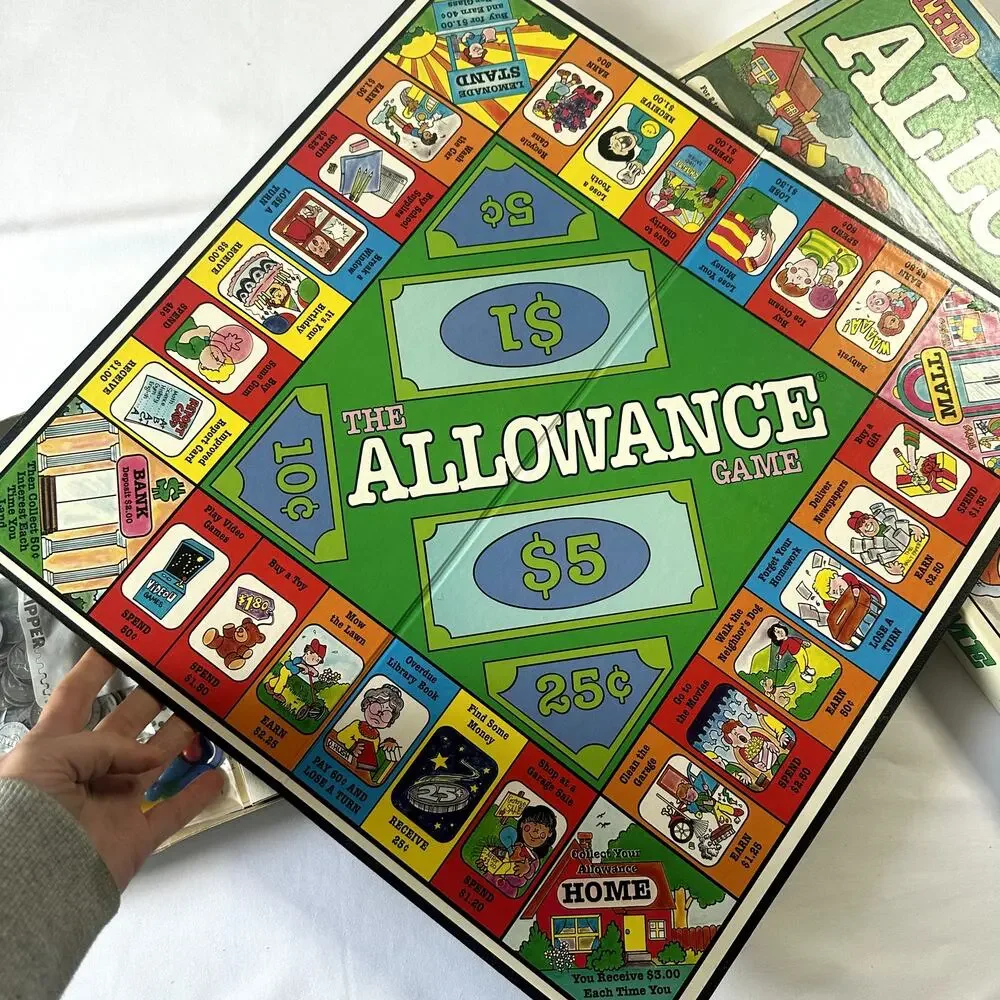 Vintage 1992 The Allowance Game Board Game